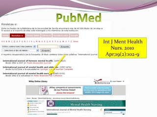 Int J Ment Health
Nurs. 2010
Apr;19(2):102-9

 