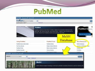 MeSH
Database

 