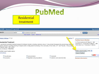 Residential
treatment

 