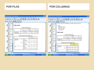 POR FILAS POR COLUMNAS
 