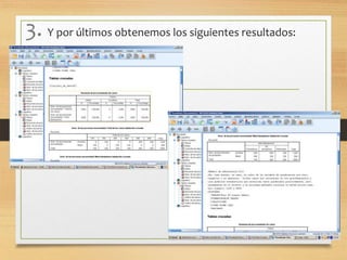 3. Y por últimos obtenemos los siguientes resultados: 
 
