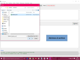 Abrimos el archivo
 