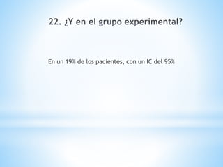 En un 19% de los pacientes, con un IC del 95%
 