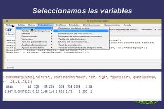 Seleccionamos las variables
 