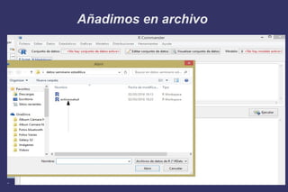 Añadimos en archivo
➲ Recomiende una o varias estrategias
➲ Resuma los resultados previstos
➲ Mencione los próximos pasos
➲ Distribuya las tareas
 