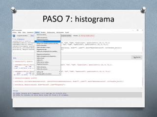 PASO 7: histograma
 