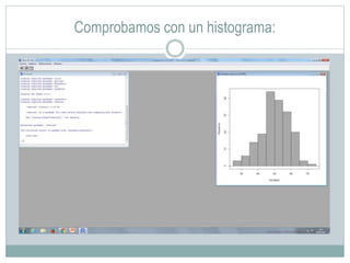 Comprobamos con un histograma:
 