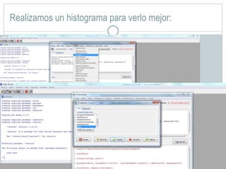 Realizamos un histograma para verlo mejor:
 