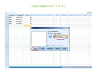 Seleccionamos “TOTAL”
 