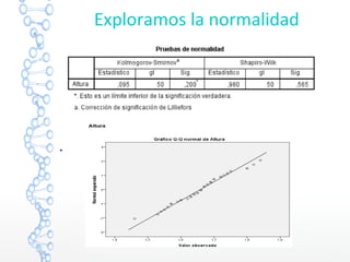 Exploramos la normalidad
●
 
