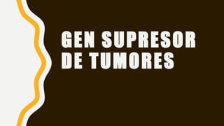 GEN SUPRESOR
DE TUMORES
 