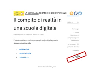 Sandra&Troia @sandra_troia
TASK
 