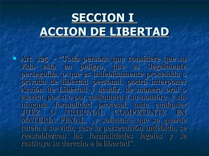 Accion De Libertad, exposición del doctor Ricardo Chumacero