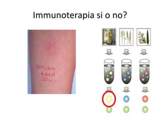 Immunoterapia si o no?
 