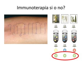 Immunoterapia si o no?
 