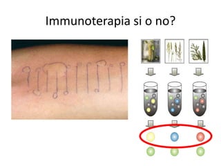 Immunoterapia si o no?
 