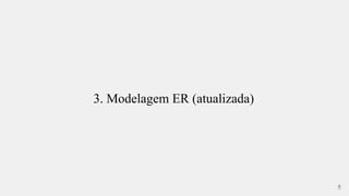 3. Modelagem ER (atualizada) 
5 
 