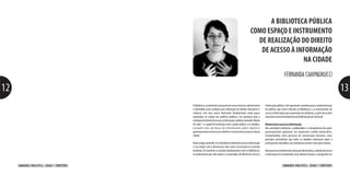 Seminário Biblioteca, Cidade e Território