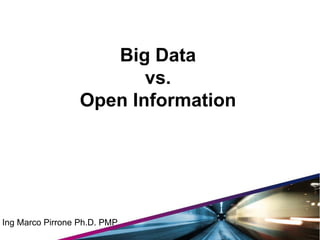 Big Data Vs. Open Data | PPT