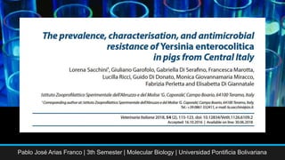 Pablo José Arias Franco | 3th Semester | Molecular Biology | Universidad Pontificia Bolivariana
 