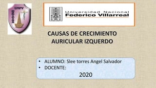 • ALUMNO: Slee torres Angel Salvador
• DOCENTE:
2020
 