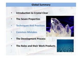 Seminar on Crystal Clear | PDF