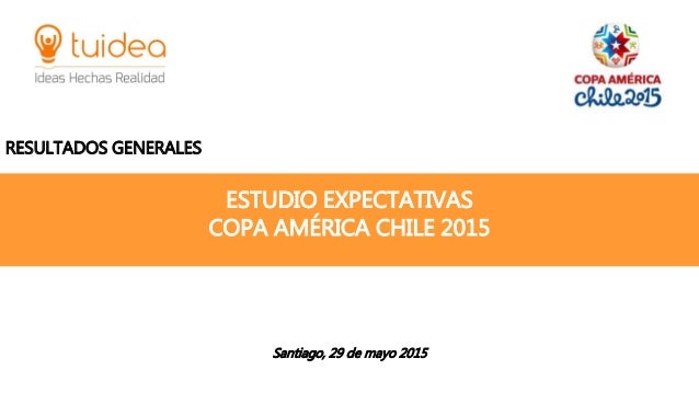 Estudio Expectativas Copa America Chile 2015