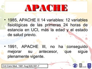 SEMINARIO Criterios de ingreso y egreso a UCI | PPT
