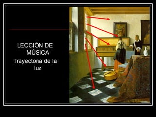LECCIÓN DE 
MÚSICA 
Trayectoria de la 
luz 
 