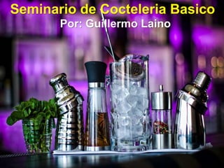 Seminario de Cocteleria Basico
Por: Guillermo Laino
 