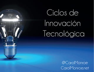Adopción
Tecnológica
(Difusión de Innovación)




            @CarolMonroe
            CarolMonroe.net
 