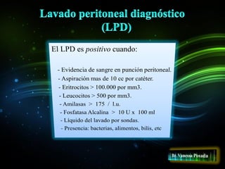Seminario de traumatismo abdominal 2015