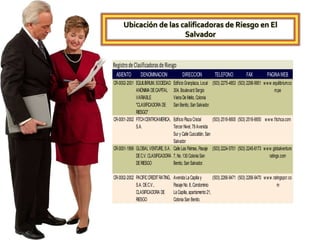 Clasificadoras de Riesgo en El Salvador PPT