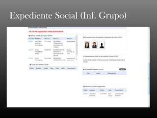 Expediente Social (Inf. Grupo)
 