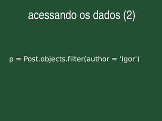 Django - Framework web para perfeccionistas com prazos
