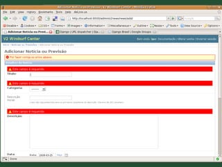 Django - Framework web para perfeccionistas com prazos