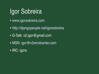 Django - Framework web para perfeccionistas com prazos