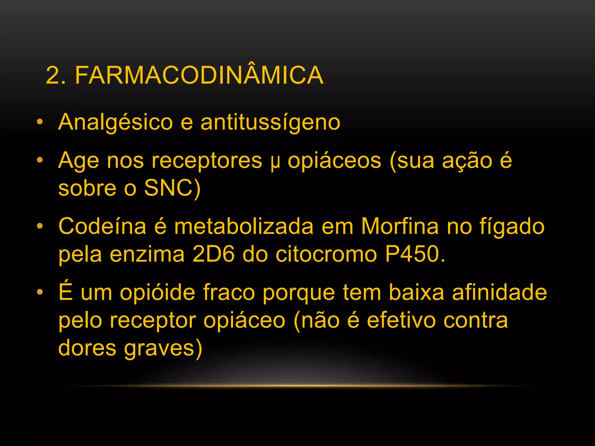 Farmacologia dos Analgésicos | PPTX