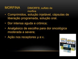 Farmacologia dos Analgésicos | PPTX