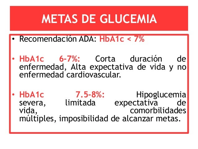Seminario guias ADA 2012 - Diabetes Mellitus 2 Seminario guias ADA 2012 - Diabetes Mellitus 2