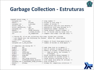 Garbage Collection - Estruturas 