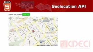 Geolocation API
 