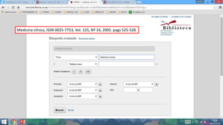 Medicina clínica, ISSN 0025-7753, Vol. 125, Nº 14, 2005. pags 525-528
 