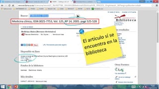 Medicina clínica, ISSN 0025-7753, Vol. 125, Nº 14, 2005. pags 525-528
 