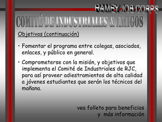 Más del 80% de los graduados, obtienen trabajo, se enlistan en las fuerzas armadas, y/o continúan estudios avanzados. 