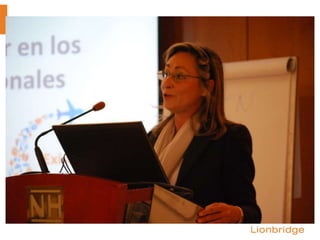 Lionbridge: Resumen del seminario de Internacionalización de empresas turísticas