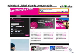 Publicidad Digital. Plan de Comunicación
 