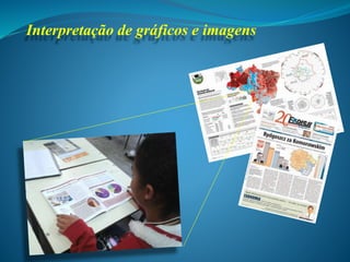 Interpretação de gráficos e imagens
 
