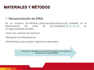 Secuenciación de DNA: Es un conjunto de métodos y técnicas bioquímicas cuya finalidad es la determinación del orden de los nucleótidos ( A ,  C ,  G  y  T ) en un oligonucleótido de ADN . . -Corte con enzimas de restricción  Marcación con fluorescencia Electroforesis para separar fragmentos generados 