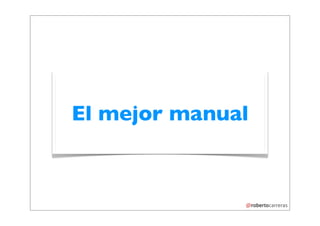 El mejor manual
 